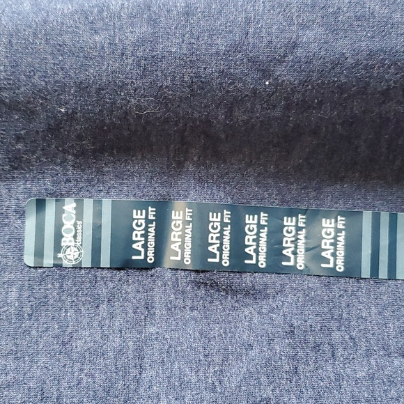 BOCA CLASSIC Men's Long sleeves pullover Original fit light sweatshirt size L - Picture 3 of 4